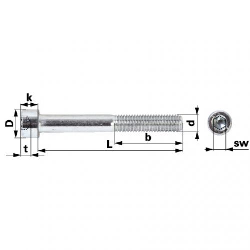 IMBUS VIJAK DIN912 M12X55 Br 12.9